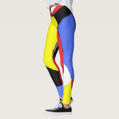 Rood Abstract Leggings (Links)