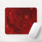 rood abstract muismat (Met muis)