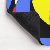 Rood Abstract Muismat (Hoek)