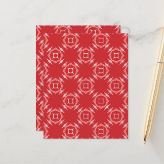 Rood Abstract Patroon 28.0 Scrapbook Papier