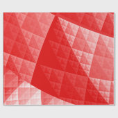 Rood abstract patroon cadeaupapier (Vlak)