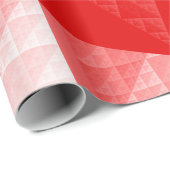 Rood abstract patroon cadeaupapier (Rol Hoek)
