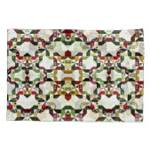 Rood abstract patroon kussensloop (Achterkant)