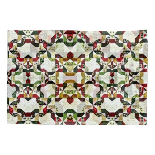 Rood abstract patroon kussensloop (Achterkant)