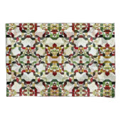 Rood abstract patroon kussensloop (Voorkant)