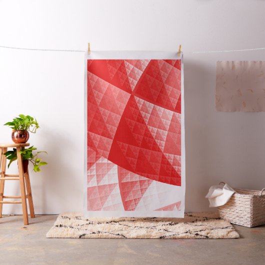Rood abstract patroon stof (Voorbeeld)