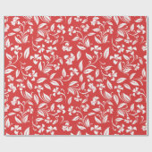 Rood Abstract patroonpapier Cadeaupapier (Vlak)
