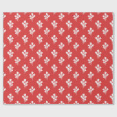 Rood Abstract patroonpapier Cadeaupapier (Vlak)