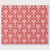 Rood Abstract patroonpapier Cadeaupapier (Vlak)