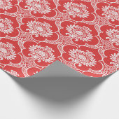 Rood Abstract patroonpapier Cadeaupapier (Hoek)