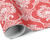 Rood Abstract patroonpapier Cadeaupapier (Rol Hoek)