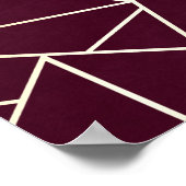 Rood Abstract Poster (Hoek)