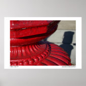 Rood Abstract Poster (Voorkant)