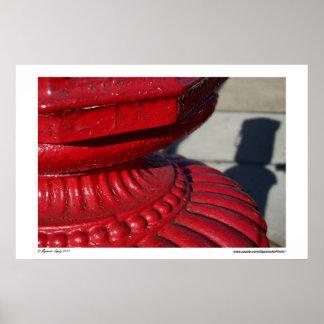 Rood Abstract Poster