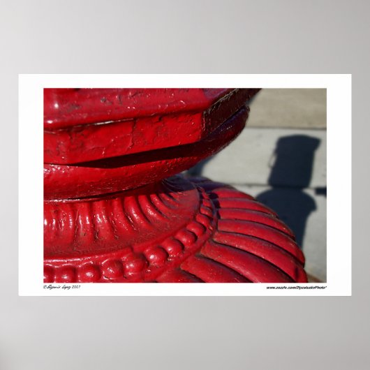 Rood Abstract Poster (Voorkant)