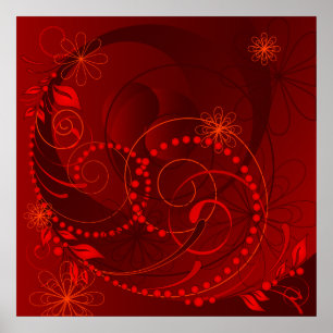 rood abstract poster
