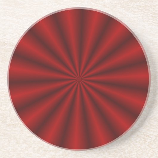 Rood Abstract vuurwerk Onderzetter (Voorkant)