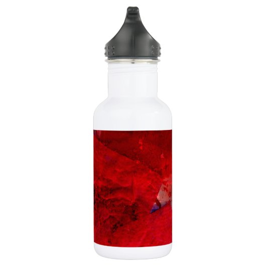 Rood Abstract Waterfles (Rechts)