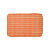 Rood abstract zigzagpatroon badmat (Voorkant)