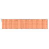 Rood abstract zigzagpatroon korte tafelloper (Horizontaal)