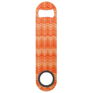 Rood abstract zigzagpatroon speed flessenopener