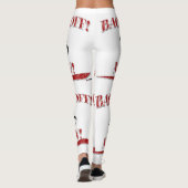 Rood achter Leggings (Achterkant)