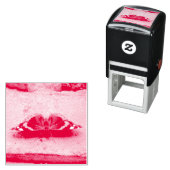 Rood admiraal Butterfly Self Inking Stamp Zelfinktende Stempel (In situ)