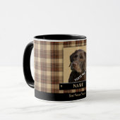 Rood Afbeelding klassiek landstijlpleister Mok (Voorkant links)