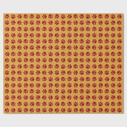 Rood afdrukken verven cadeaupapier (Vlak)