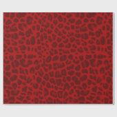 Rood afdrukpatroon cadeaupapier (Vlak)