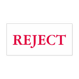 Rood Afgekeurd Zelfinktende Stempel