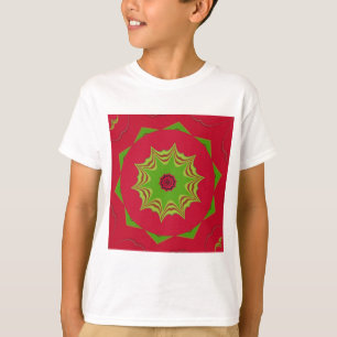 rood Afrikaans etnisch stam patroon T-shirt