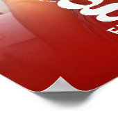 Rood Afstuderen foto vet typografie minimalistisch Poster (Hoek)