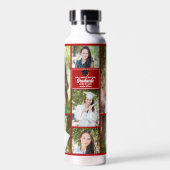 Rood Afstuderen Fotocollage Modern Afstuderen Waterfles (Links)