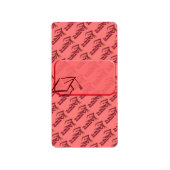 Rood AFSTUDEREN Hersheys Miniatuur Snoep bar wrap Etiket (Voorkant)