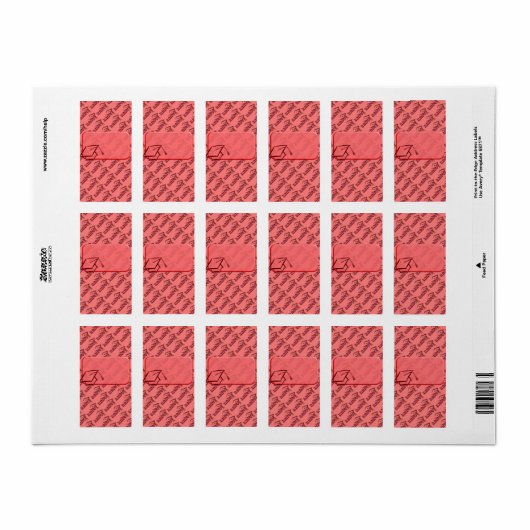 Rood AFSTUDEREN Hersheys Miniatuur Snoep bar wrap Etiket (Full Sheet)
