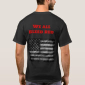 rood aftappen t-shirt (Achterkant)