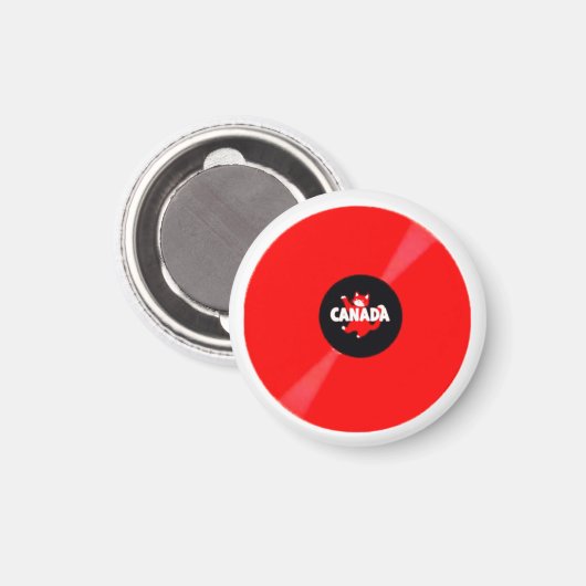 ROOD ALBUM MAGNEET (Voorkant / Achterkant)