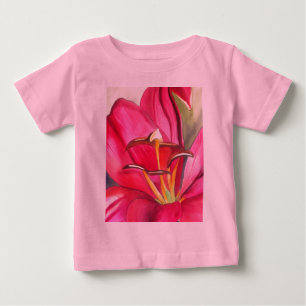 Rood Alert Lily waterverf