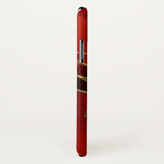 Rood als de FlamiPhone Case-Mate iPhone Case (Achterkant / rechts)
