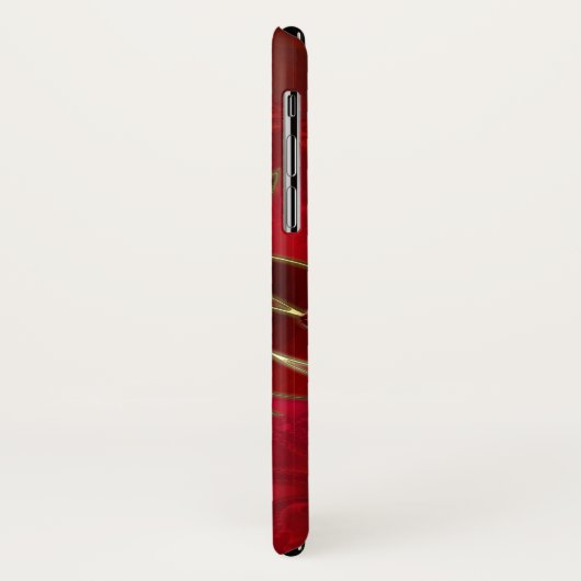 Rood als de FlamiPhone Case-Mate iPhone Case (Achterkant/links)