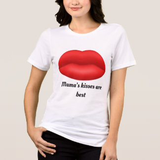 Rood als de liefde van mama's Tri-Blend shirt