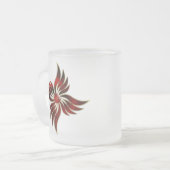 Rood als de vlam gevroren Mok (Voorkant links)