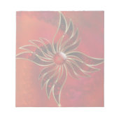 Rood als vlam Notitieblok (Voorkant)