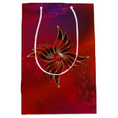 Rood als Vlamtas Medium Cadeauzakje (Voorkant)