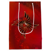 Rood als Vlamtas Medium Cadeauzakje (Achterkant)