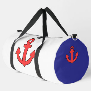 Rood anker Deep Blue White Travel Athletic Sailing Plunjezak