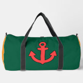 Rood Anker Groen Sinaasappel Reizen Athletic Saili Plunjezak (Voorkant)