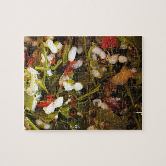 Rood Ant Egg Salad ... Thai Street Food Legpuzzel (Horizontaal)