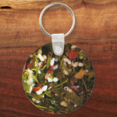 Rood Ant Egg Salad ... Thai Street Food Sleutelhanger (Voorkant)